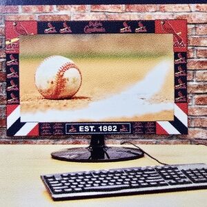 MLB St. Louis Cardinals 18"-30" Monitor Screen Melamine Frame NEW IN BOX!
